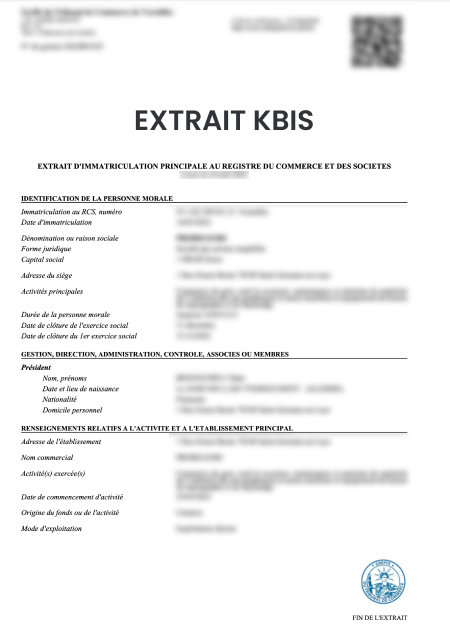 Exemple Extrait Kbis